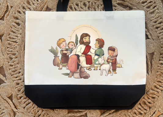 Jesus Among Children Tote Bag (Version 2)