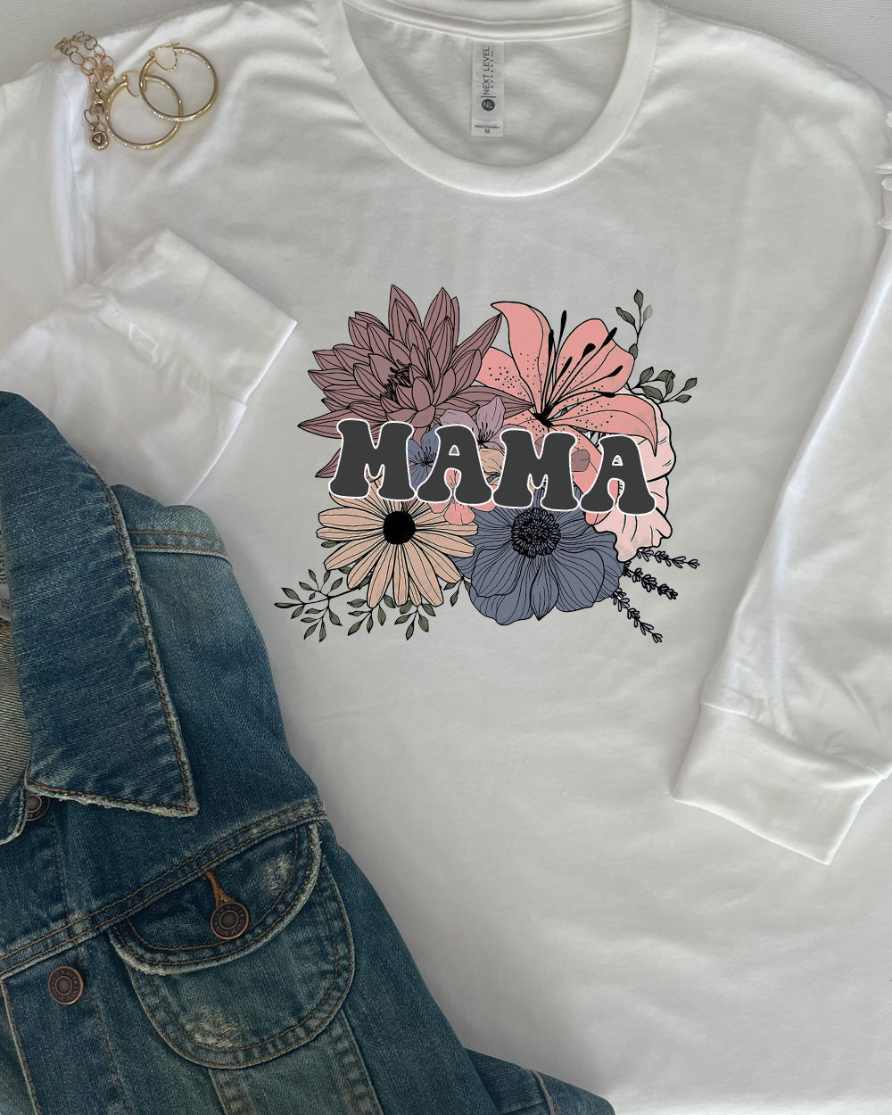 Floral Mama Long Sleeve T-shirt