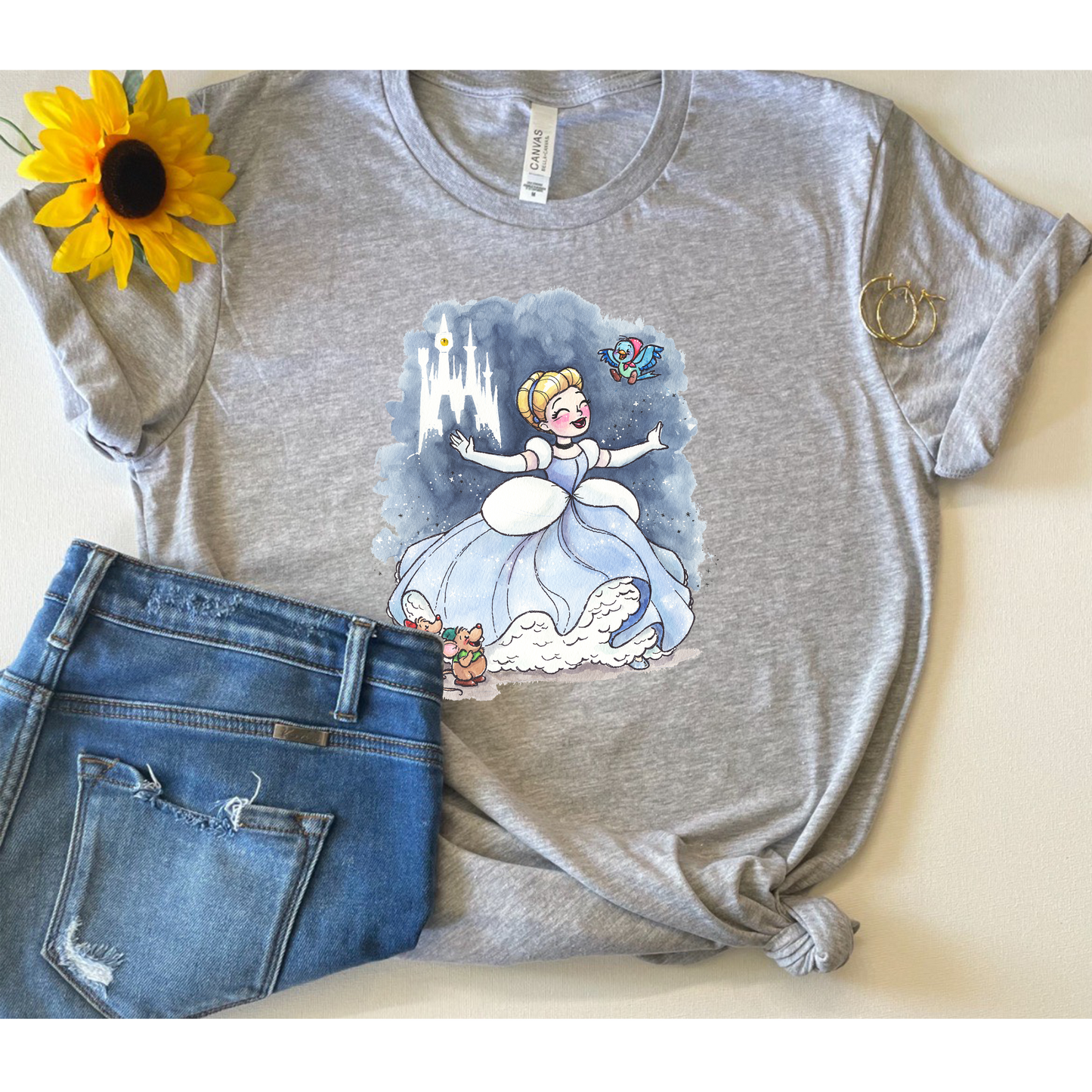 Cinderella w/ Friends Unisex T-Shirt