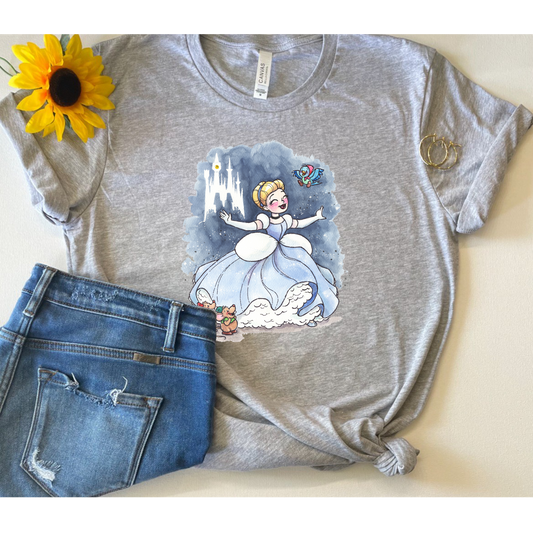 Cinderella w/ Friends Unisex T-Shirt