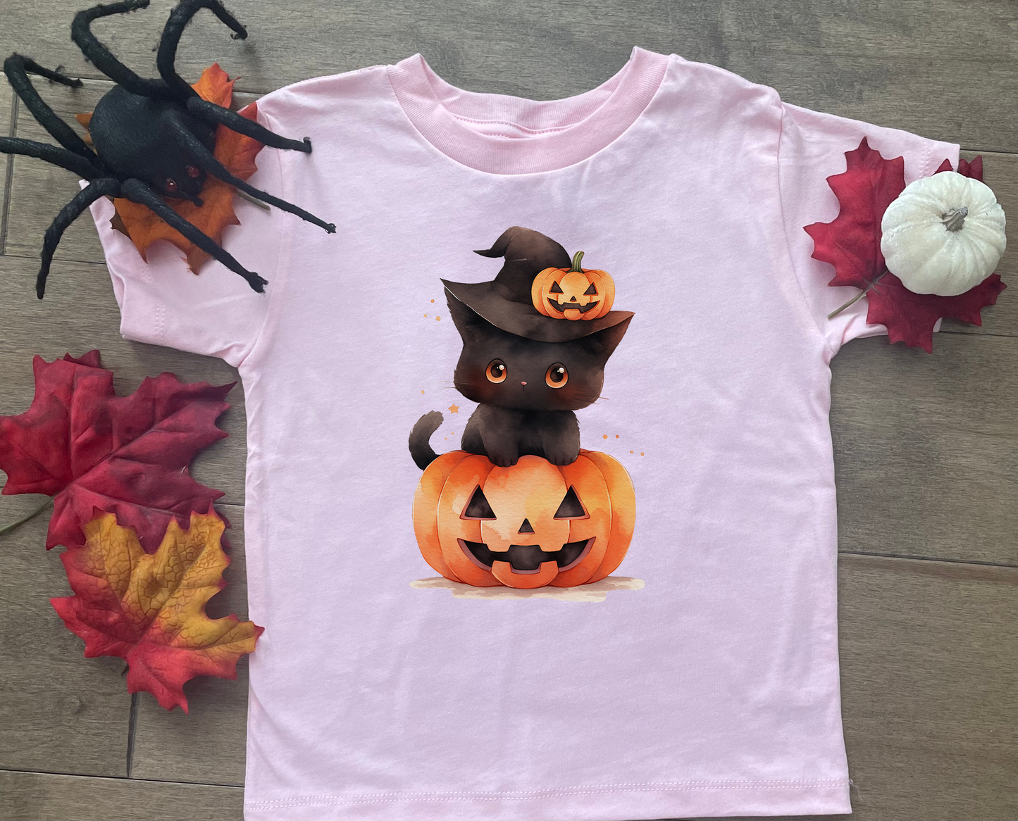 Halloween Kitten Kids Shirt