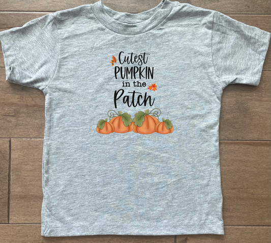 Cutest Little Pumpkin Kids Shirt