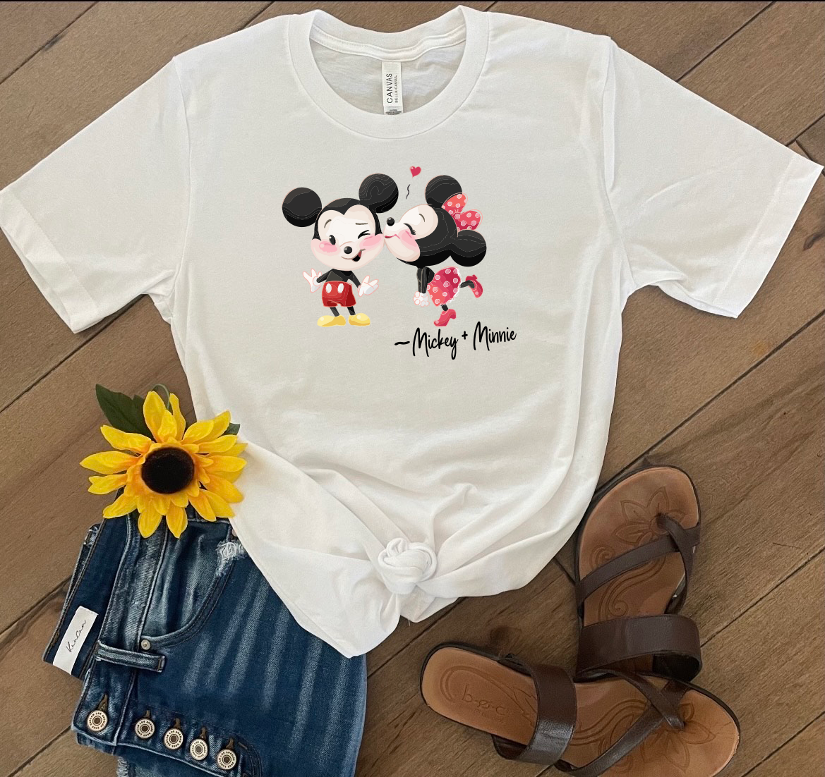 Mickey + Minnie Unisex T-Shirt