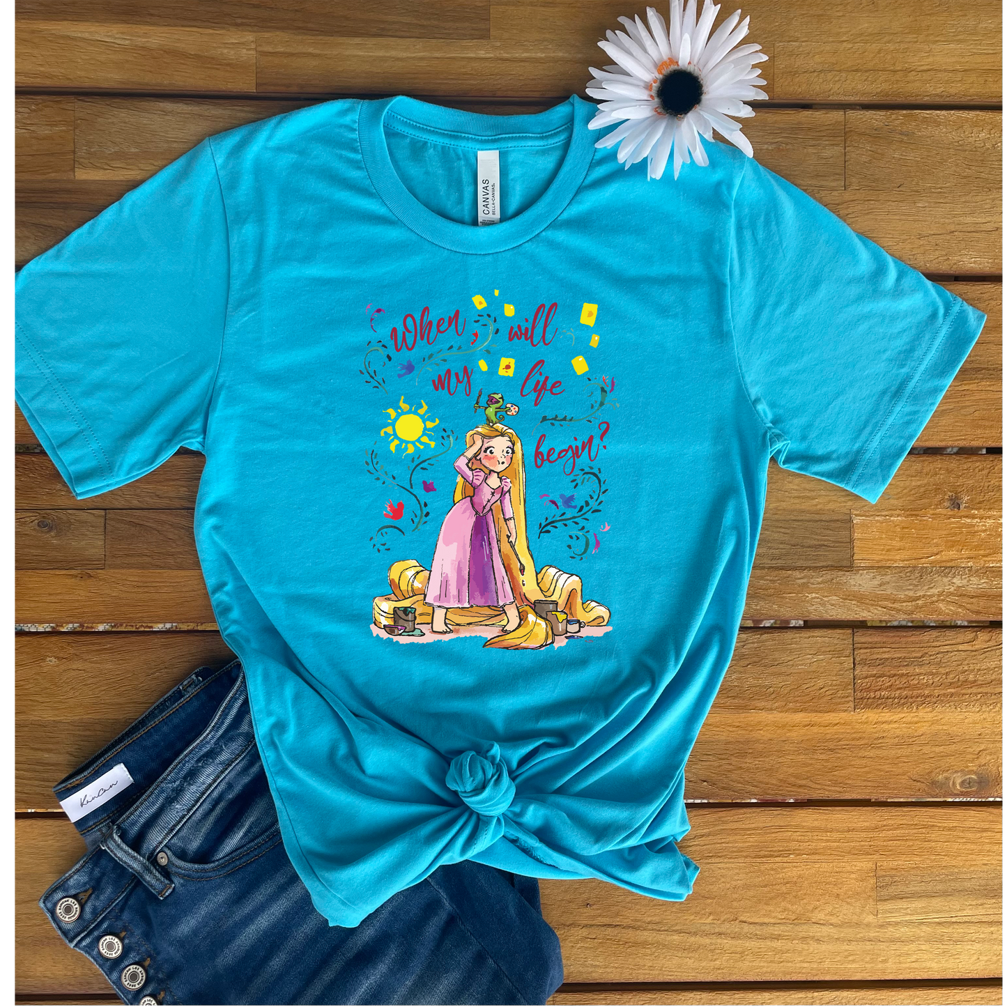 Rapunzel w/ Saying Unisex T-Shirt