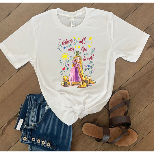 Rapunzel w/ Saying Unisex T-Shirt