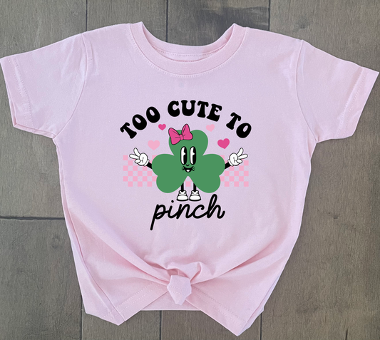 Too Cute to Pinch Kid Shirt