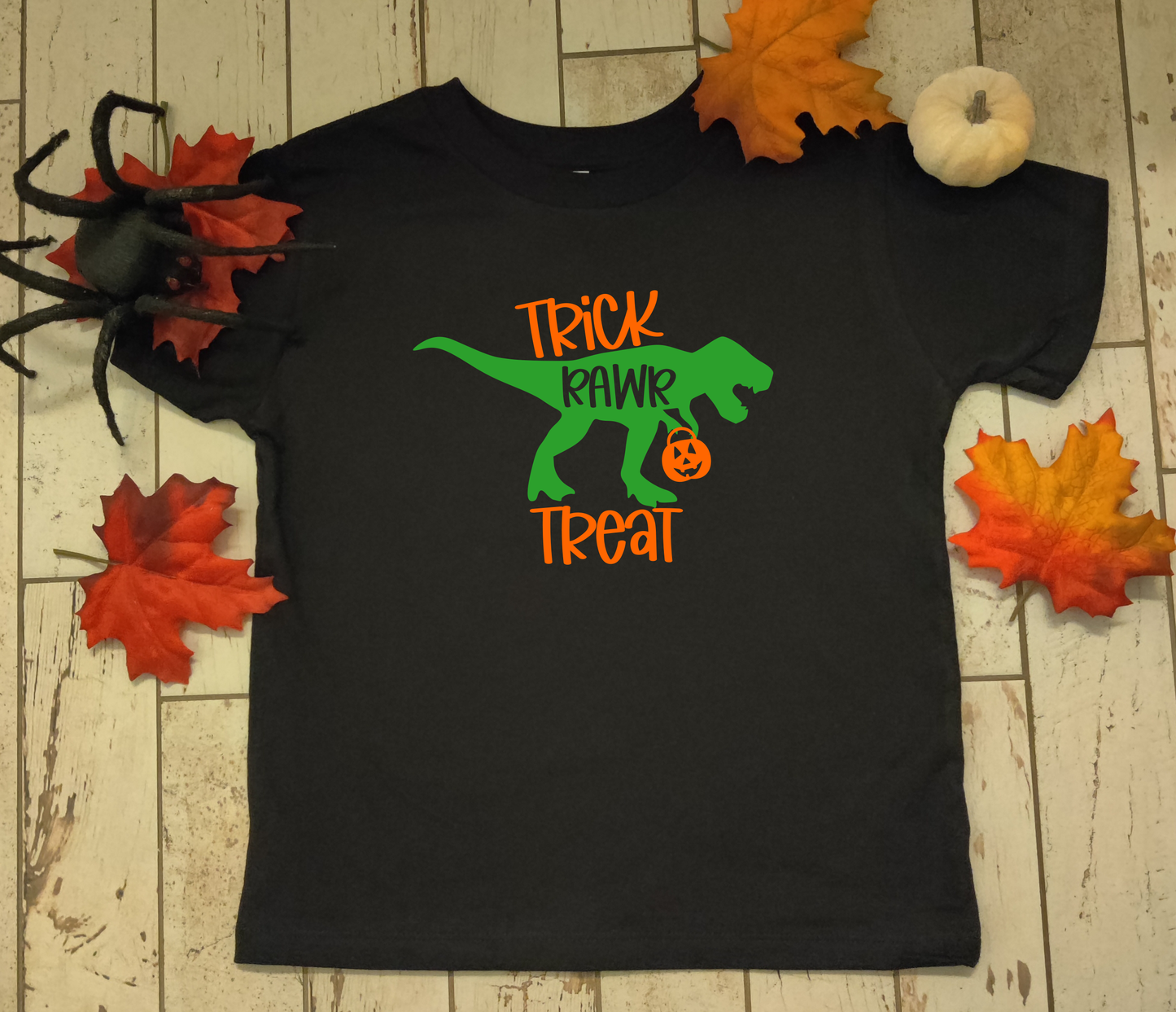 Trick Rawr Treat Kids Shirt