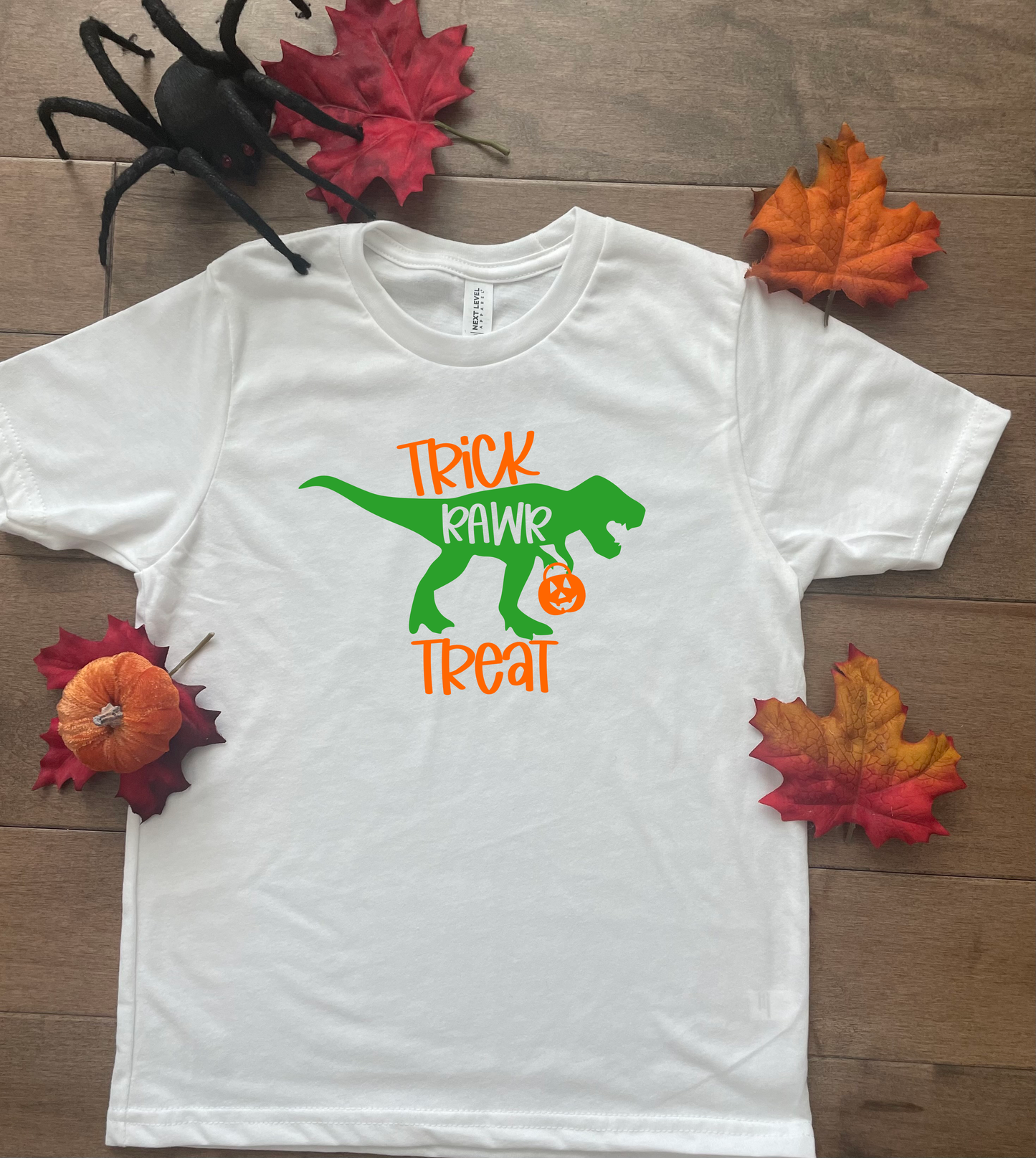 Trick Rawr Treat Kids Shirt