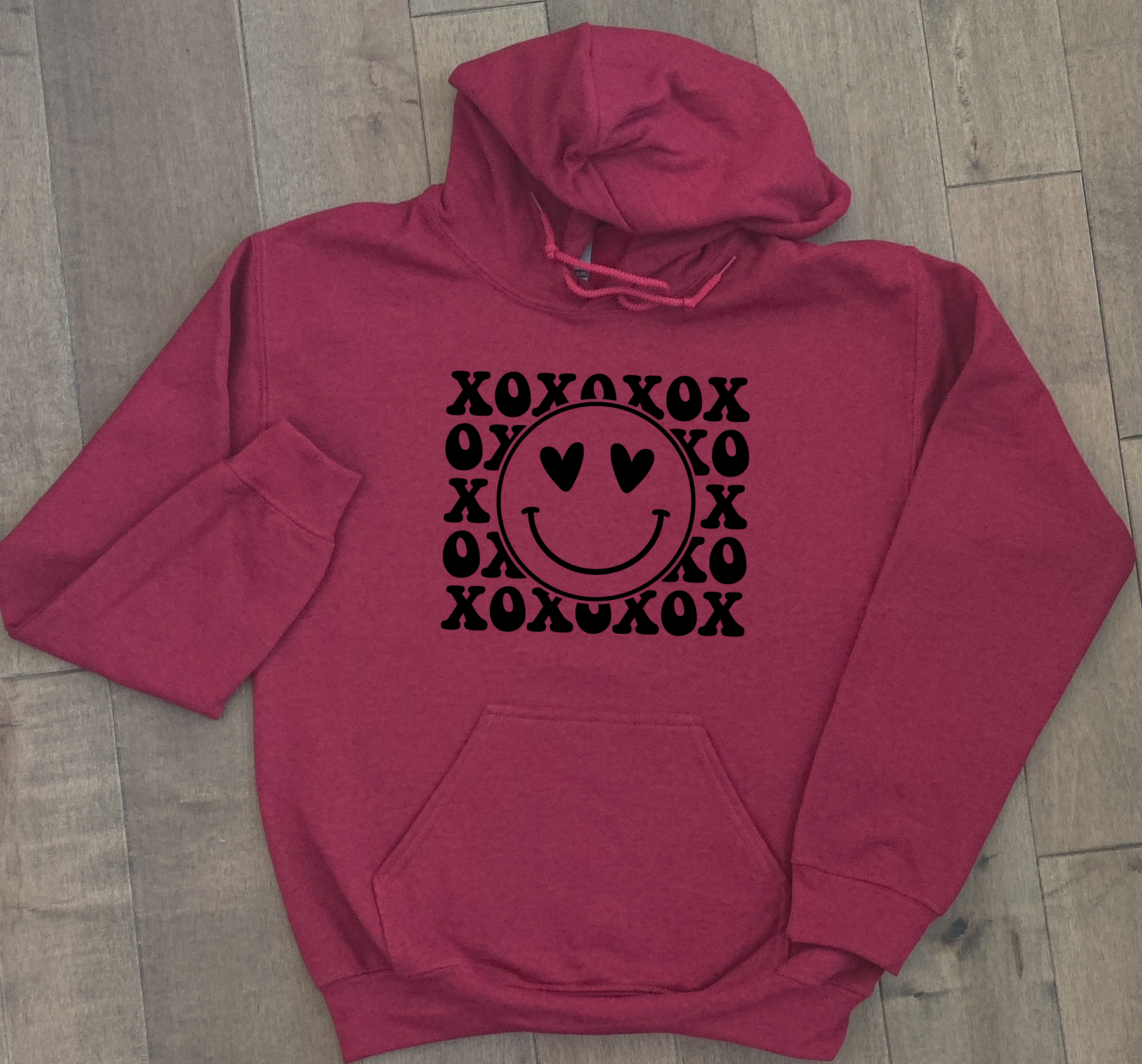 XO Smiley Face Hoodie Shea s Chic