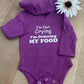 I'm Not Crying Hooded Onesie