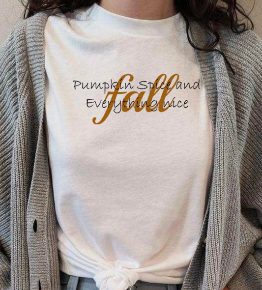 Pumpkin Spice Fall T-shirt