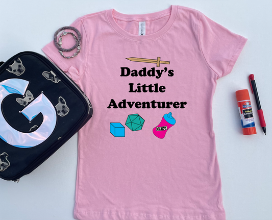 Daddy's Little Adventuerer Kids Shirt