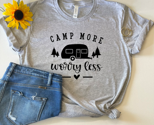 Camp More Worry Less T-Shirt