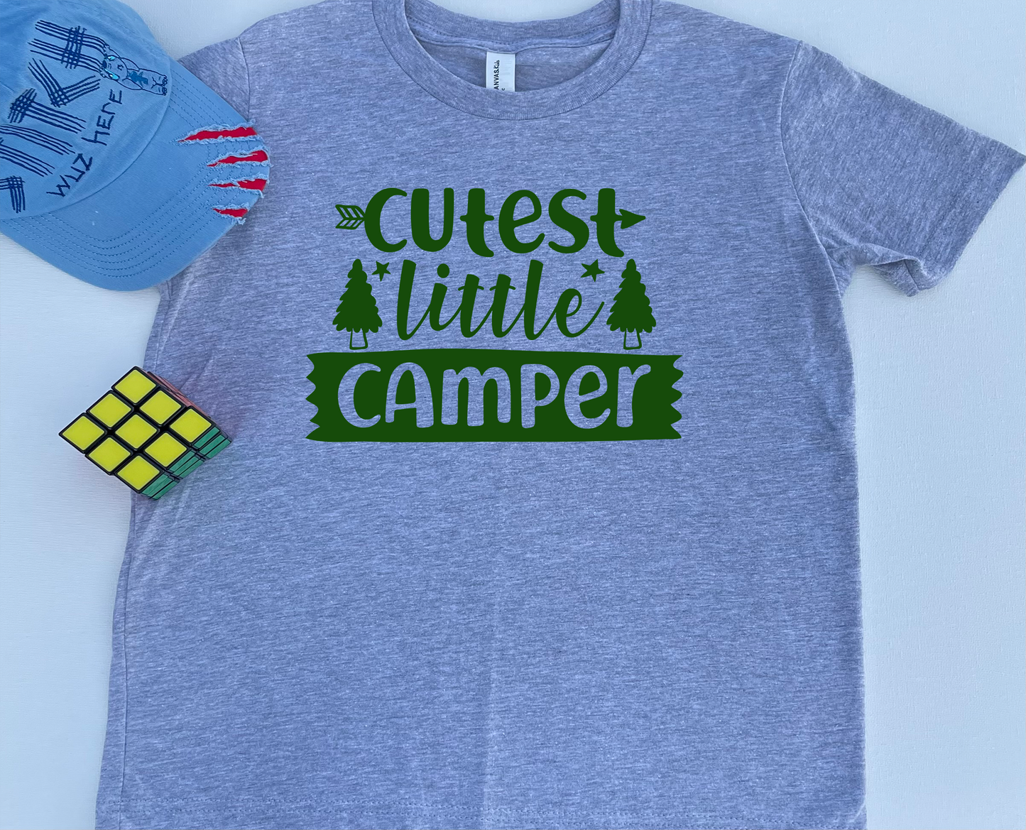 Cutest Little Camper Kids Shirt