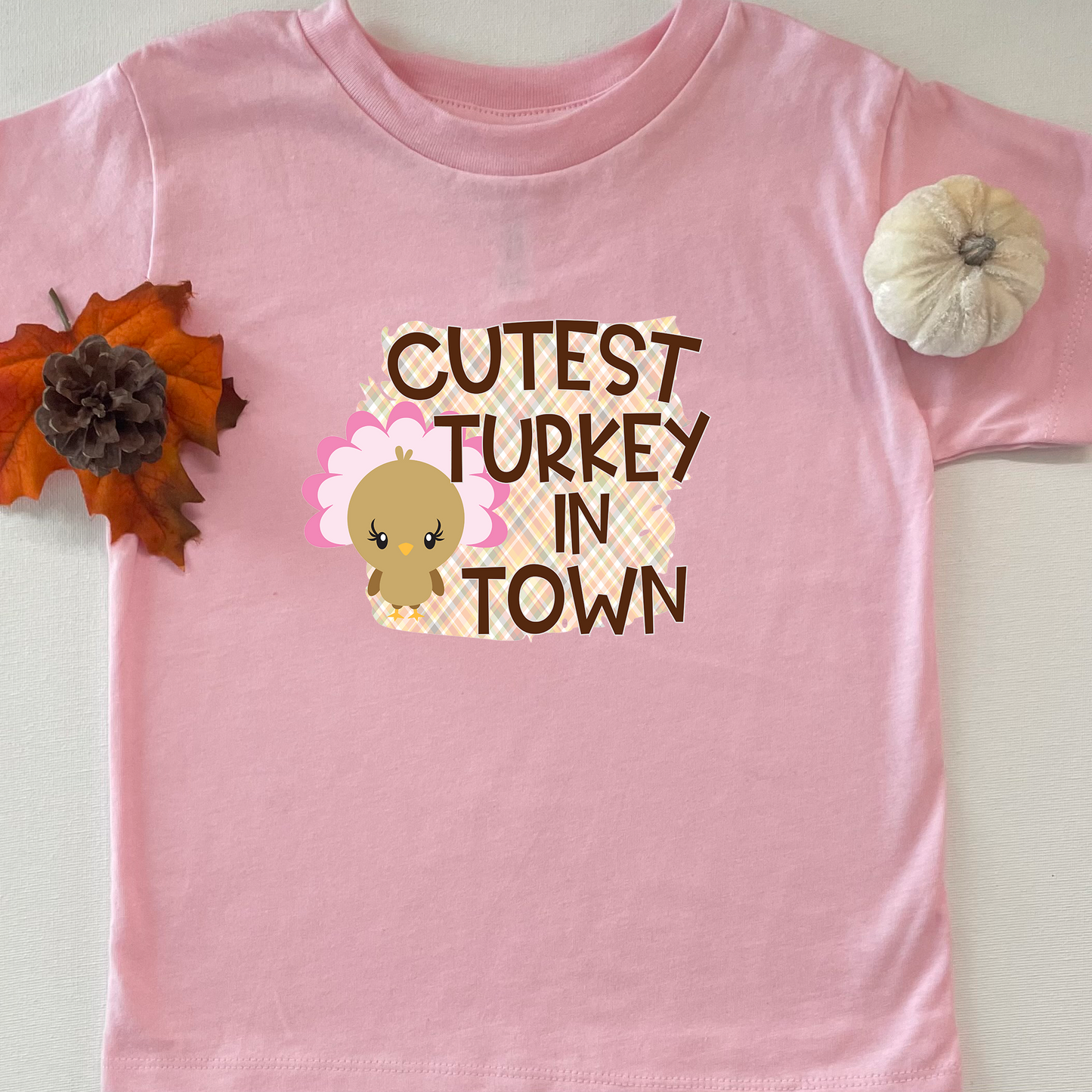 Cutest Turkey in Town Kids Shirt