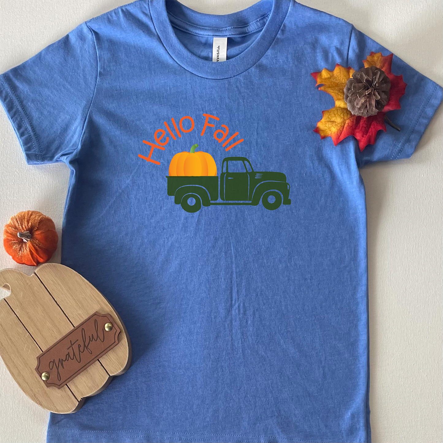 Hello Fall Kids Shirt