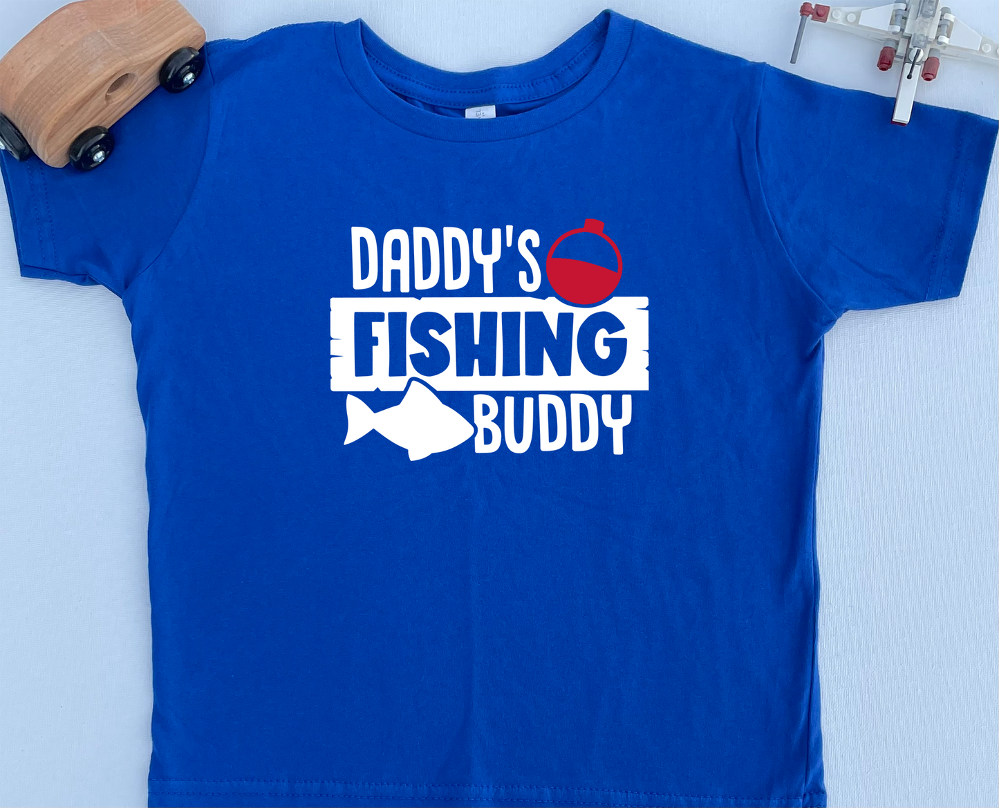 Daddy's Fishing Buddy Toddler Shirt