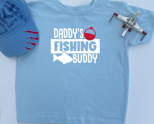 Daddy's Fishing Buddy Toddler Shirt