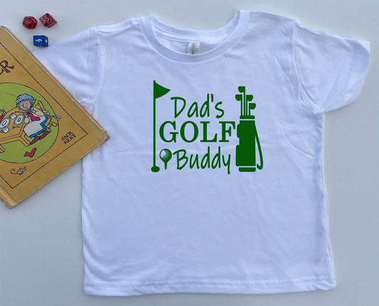 Daddy's Golfing Buddy Toddler Shirt