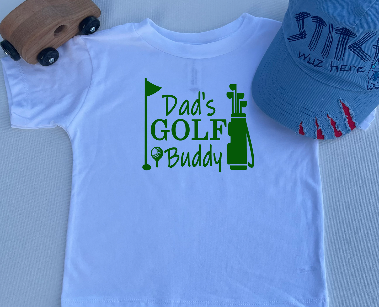 Daddy's Golfing Buddy Kids Shirt