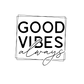 Good Vibes Pocket Graphic