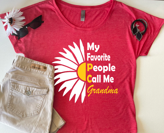 My Favorite People Call Me Grandma T-shirt