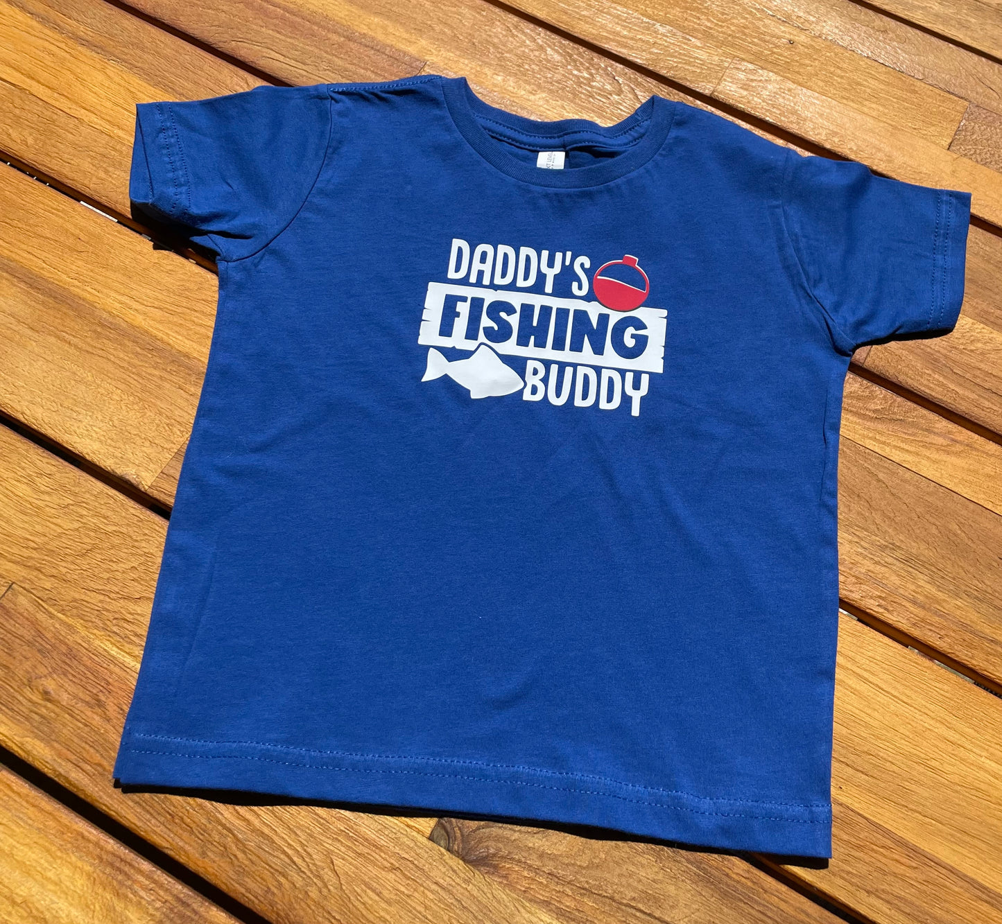 Daddy's Fishing Buddy Toddler Shirt