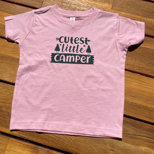 Cutest Little Camper Toddler Shirt