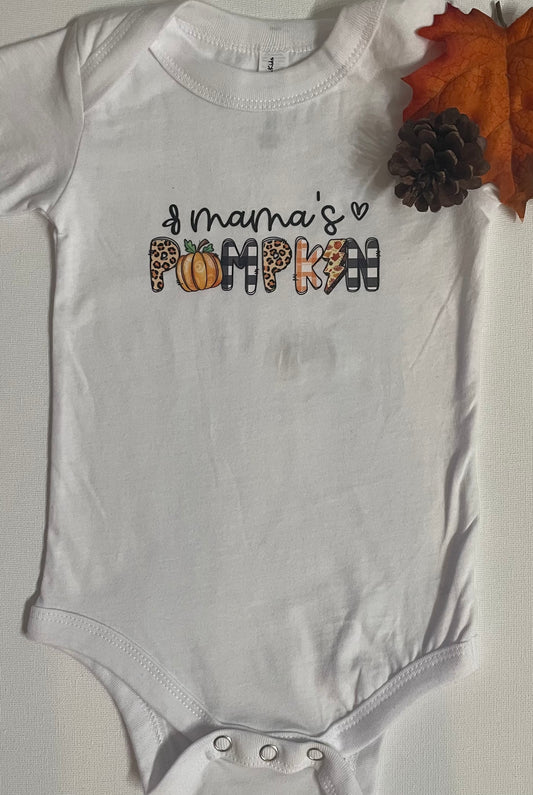 Mama's Pumpkin Long Sleeve Onesie