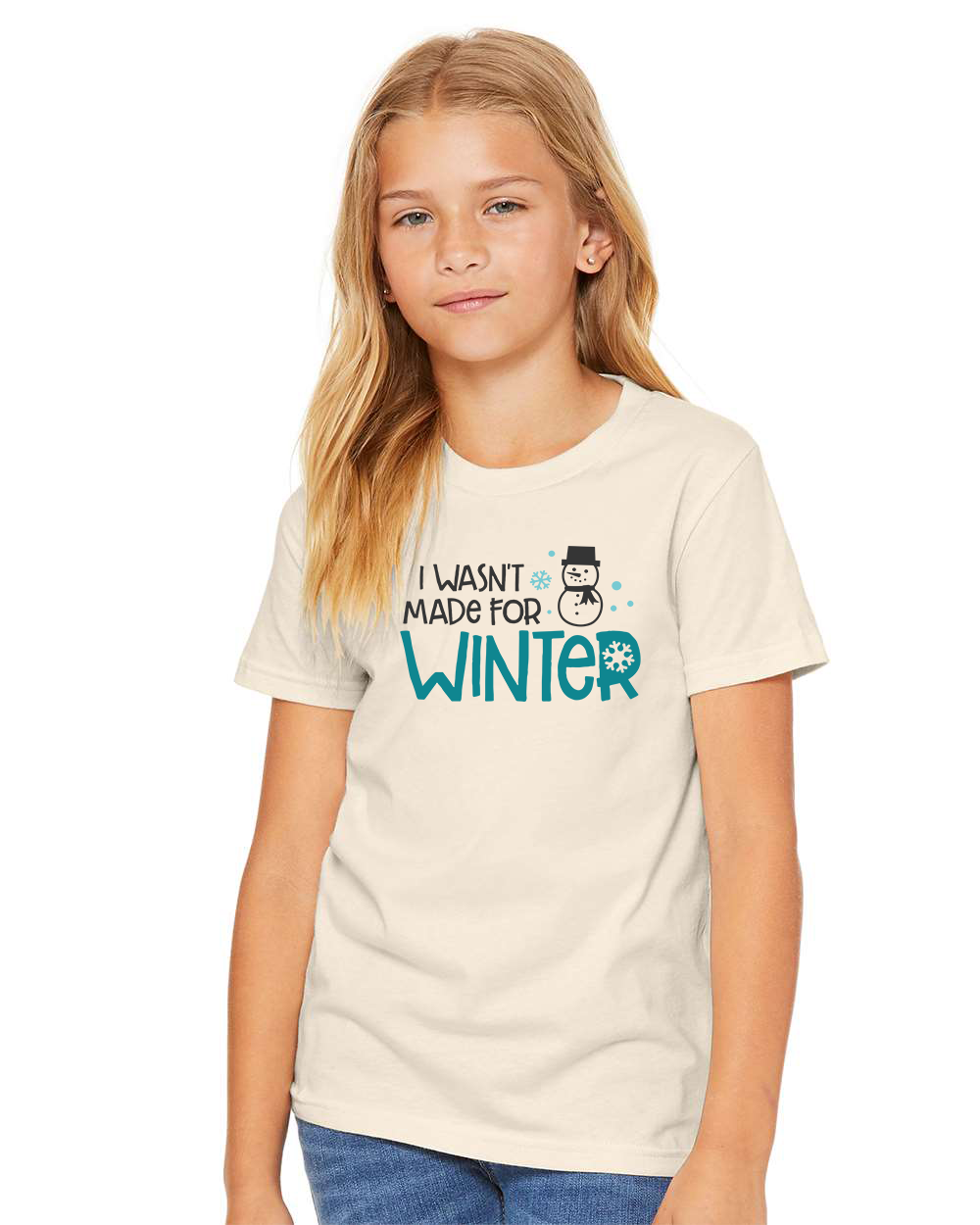 I Wasn't Made for Winter Kids Shirt