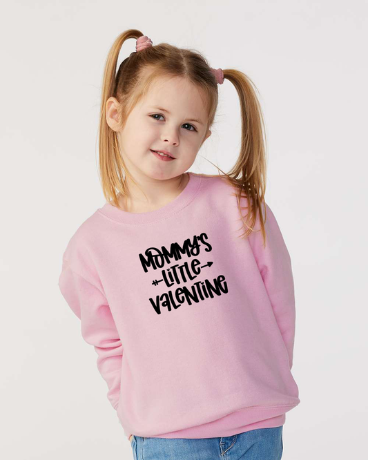 Mommy's Little Valentine Toddler Sweatshirt