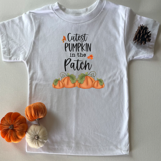 Cutest Little Pumpkin Toddler Shirt