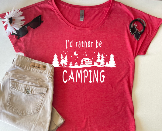 I'd Rather Be Camping T-Shirt