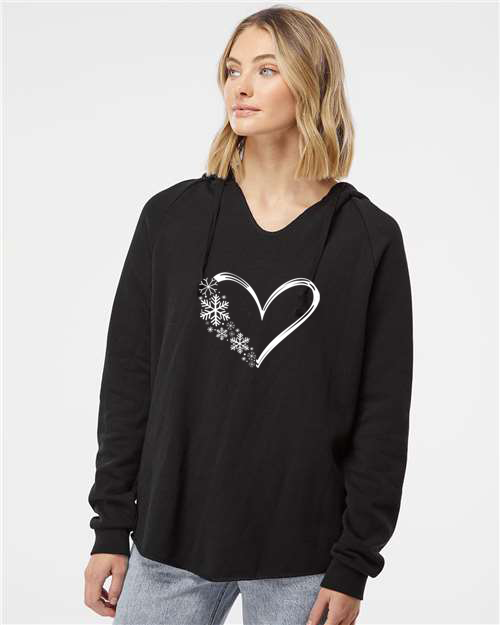 Snowflake Heart Hoodie