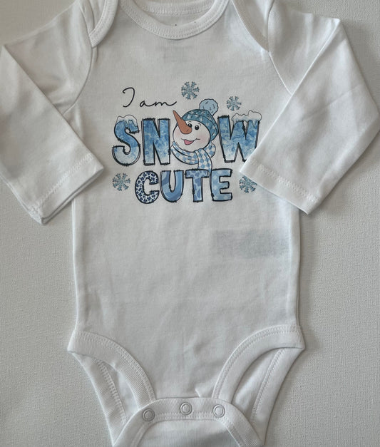 Snow Cute Long Sleeve Onesie