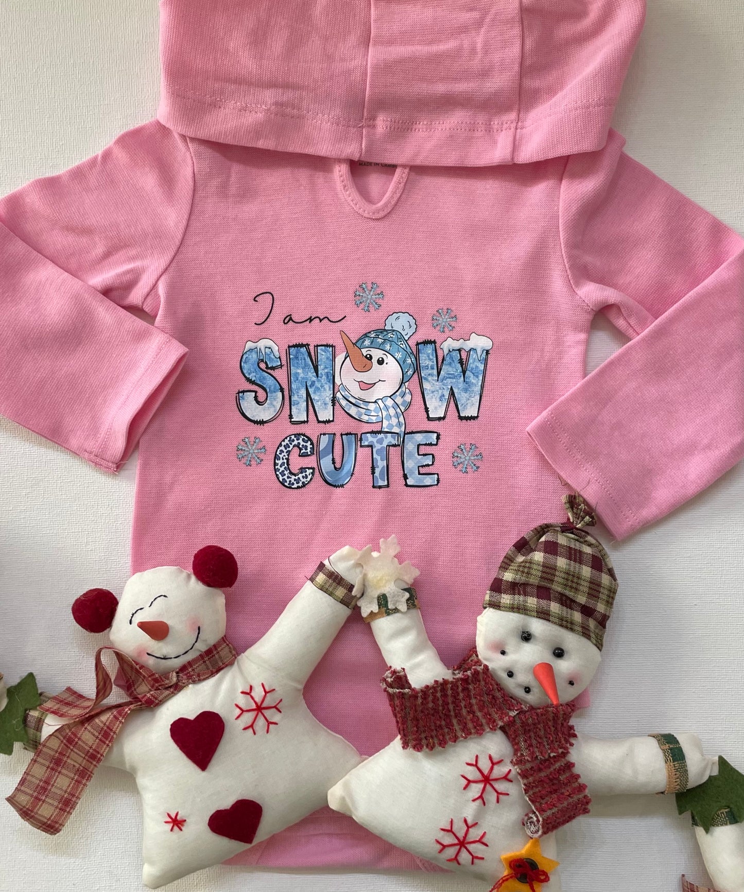 Snow Cute Hooded Onesie