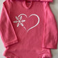 Snowflake Heart Hooded Onesie